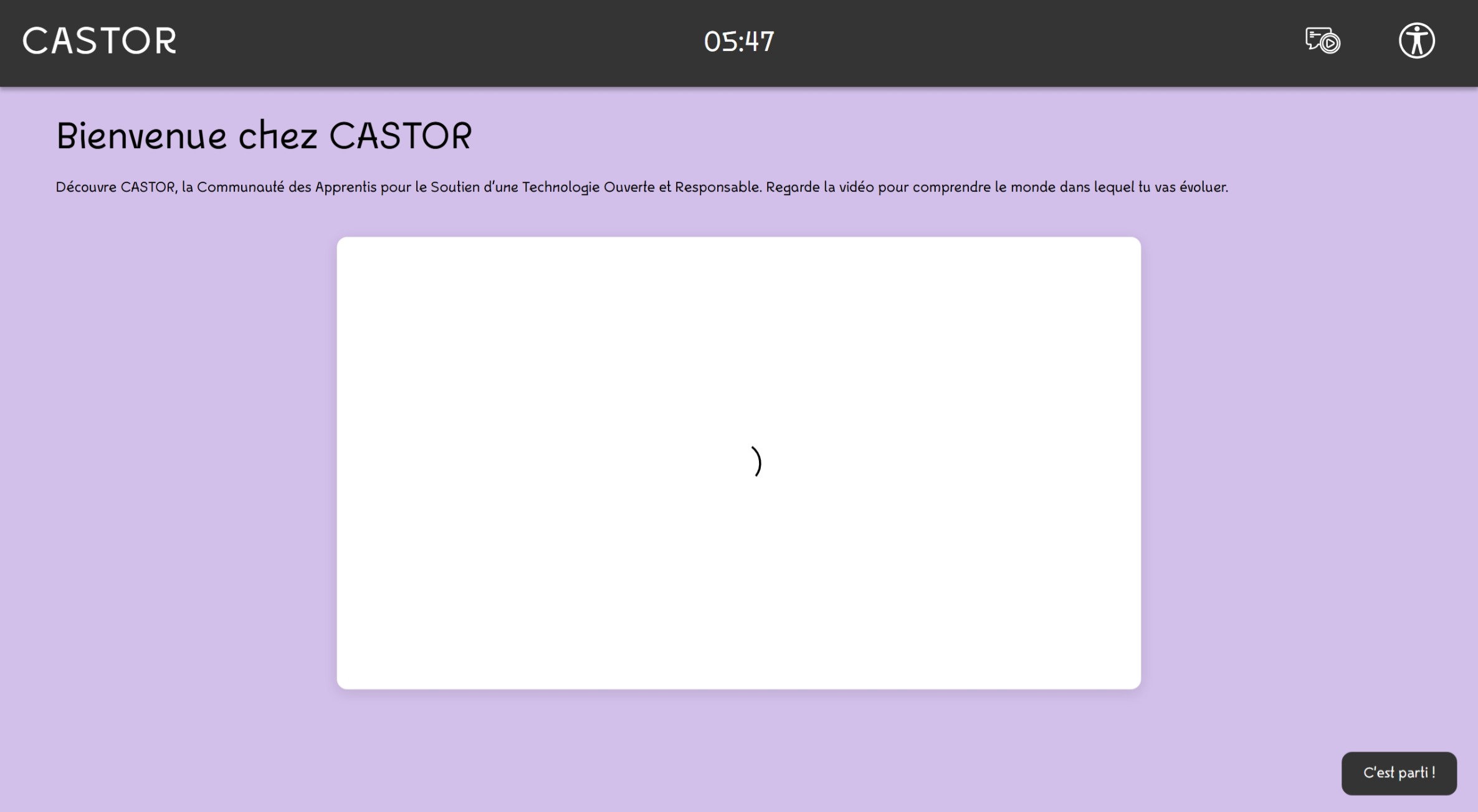Étape introduction CASTOR